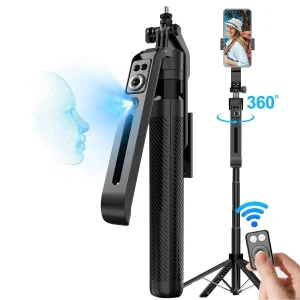 Auto Face Tracking Tripod With 360 Rotation Stand