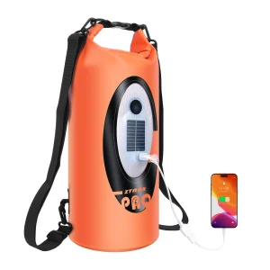 Solar/Battery Powered Waterproof Camping Backpack