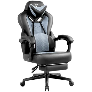Adjustable Gaming Chair, Lumbar Massage & Headrest