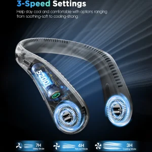 Rechargeable Bladeless Portable Neck Fan