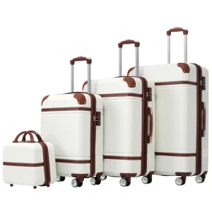 4 Piece Luggage Expandable Hard Shell