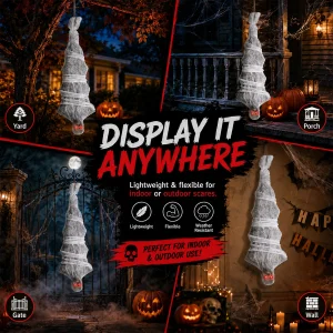 Upside‑Down Zombie Mummy Decor - Thumbnail Image 4