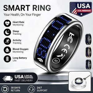 Smart Ring With Touch Display Screen