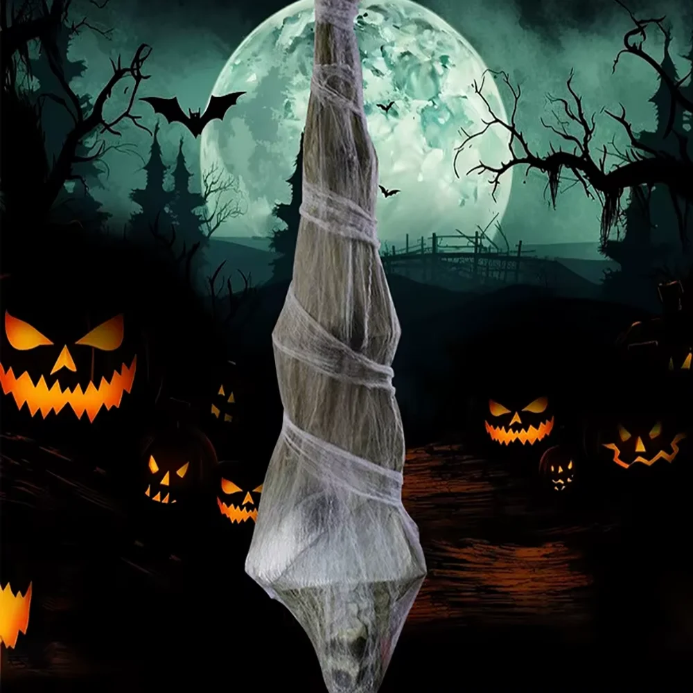 Upside‑Down Zombie Mummy Decor - Image 1