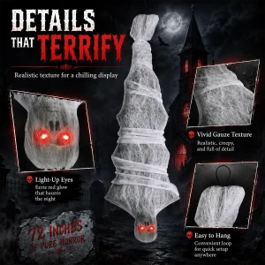 Upside‑Down Zombie Mummy Decor - Thumbnail Image 2