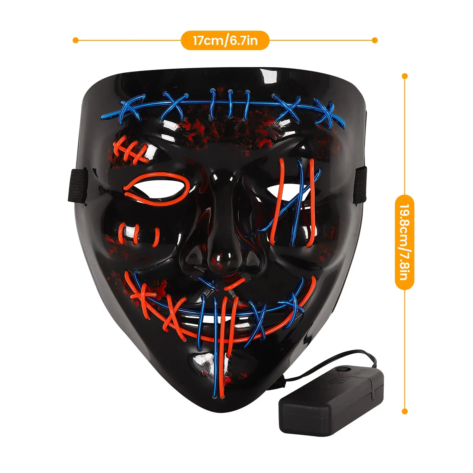 3 PACK Halloween Scary Led Mask - Image 3