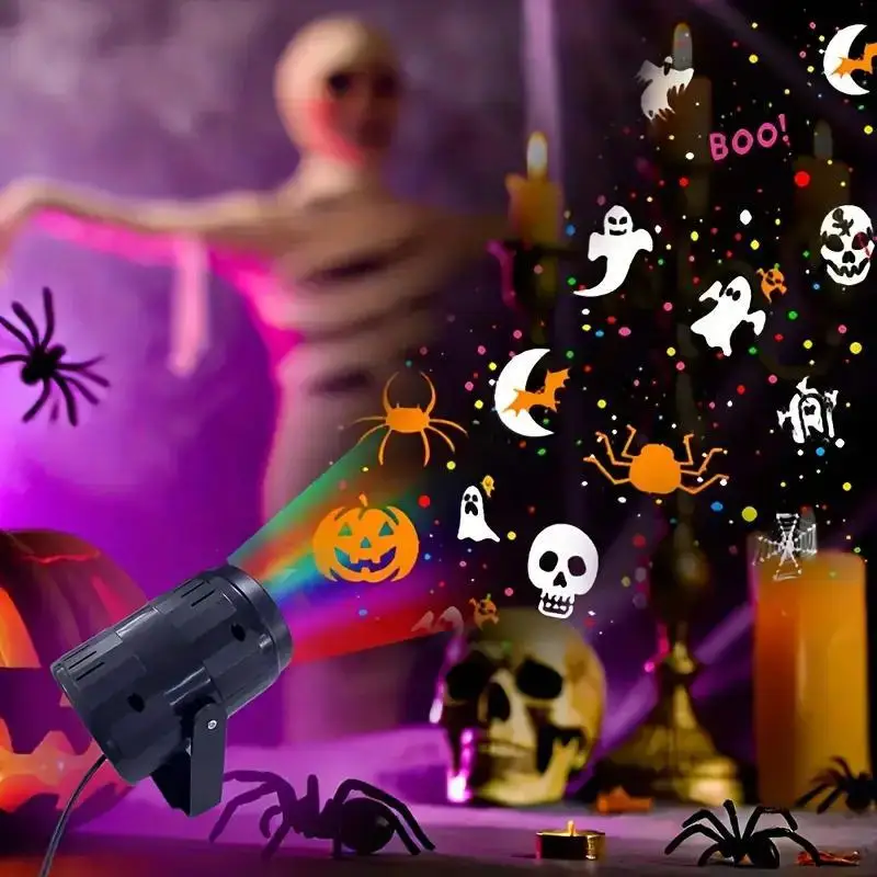 Halloween LED Projector Light Outdoor Yard Decor - Image 2