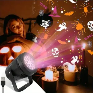 Halloween LED Projector Light Outdoor Yard Decor - Thumbnail Image 3
