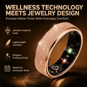 Waterproof Stainless Steel Smart Ring For Couples