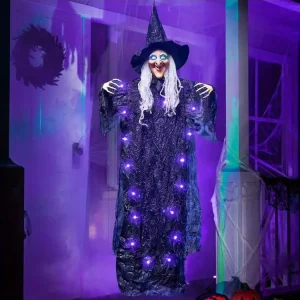 72'' Hanging Talking Witch Decor - Thumbnail Image 7