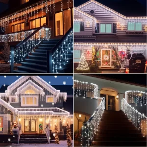 Outdoor Connectable Christmas Fairy String Lights - Thumbnail Image 4