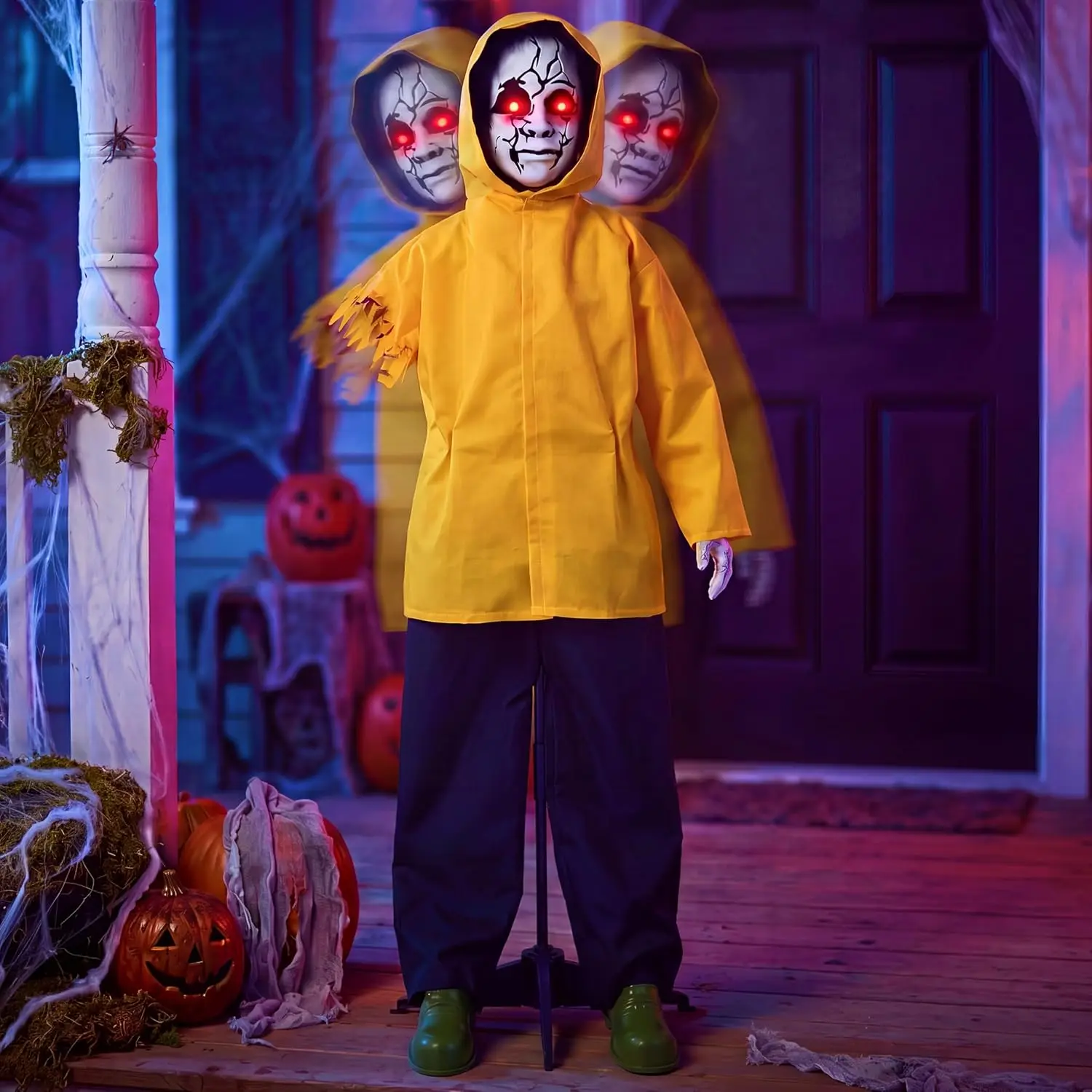 49" Life Size Halloween Animatronics Ghost Decor - Image 5