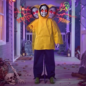 49" Life Size Halloween Animatronics Ghost Decor